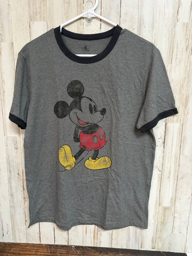 GREY DISNEY MICKEY TEE, LADIES S