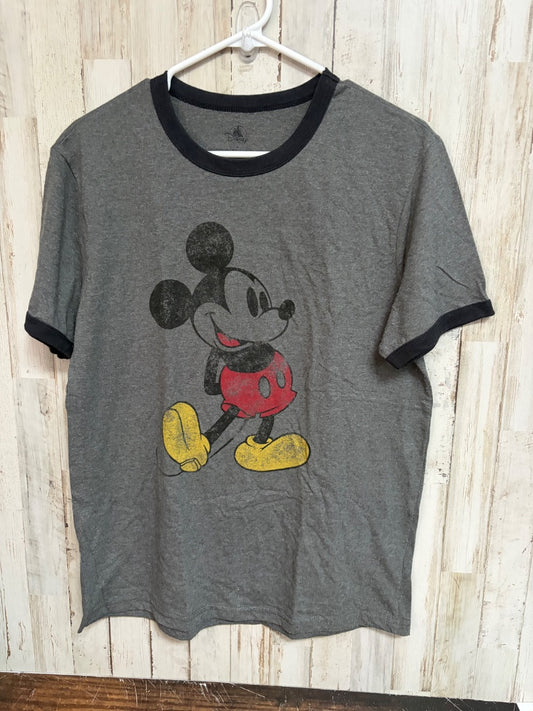 GREY DISNEY MICKEY TEE, LADIES S