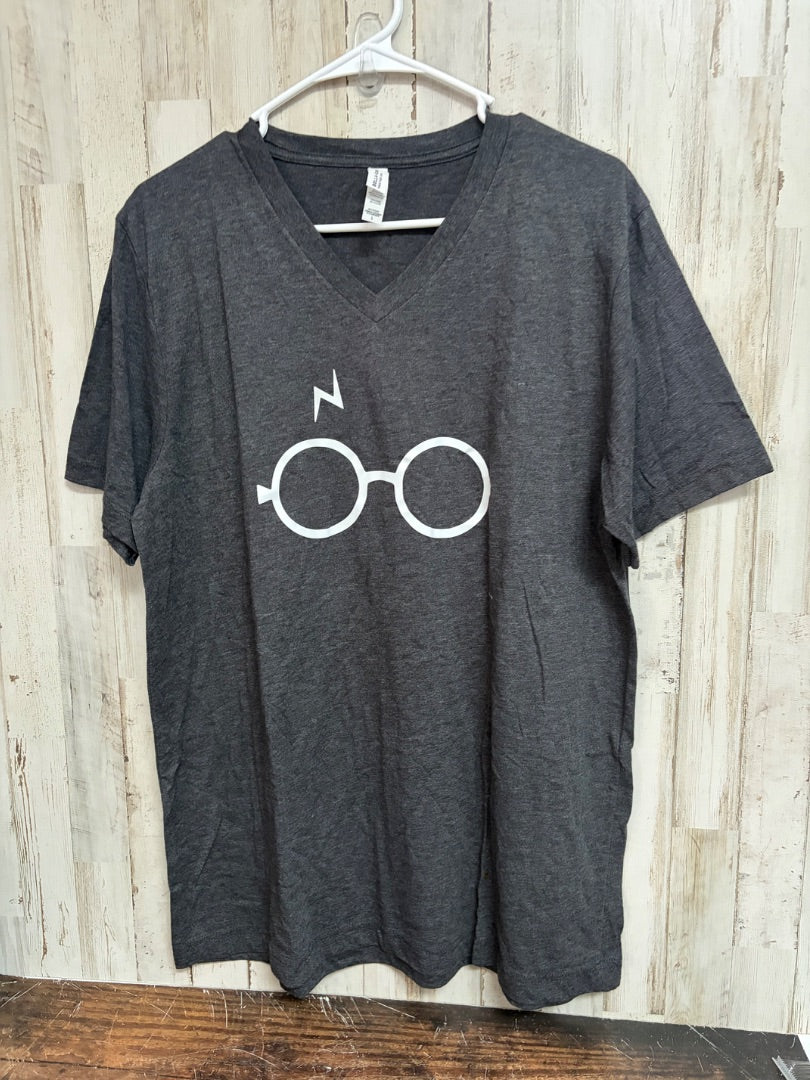 GREY BELLA CANVAS POTTER GLASSES TEE, LADIES L