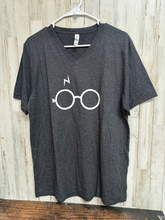 GREY BELLA CANVAS POTTER GLASSES TEE, LADIES L