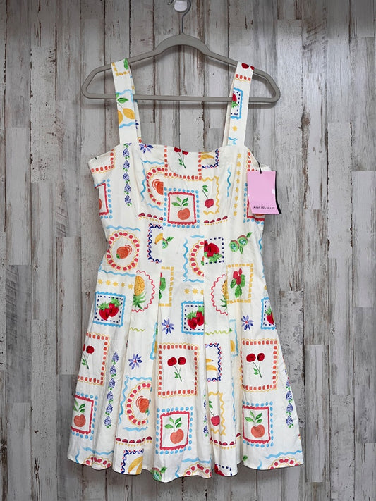 IVORY AVEC LES FILLES NEW FRUIT PRINT DRESS, LADIES M