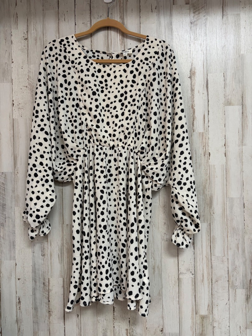 CREAM UMGEE SPOTTED DRESS, LADIES M