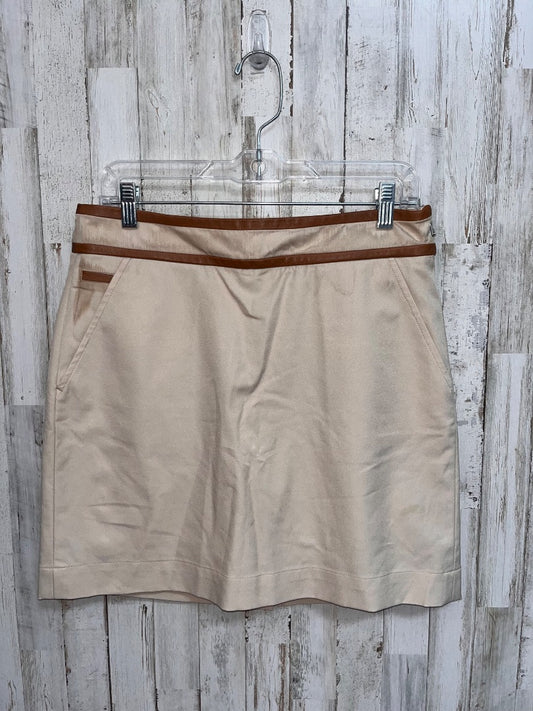 TAN RALPH LAUREN SZ 6 KHAKI GOLF SKORT, LADIES M