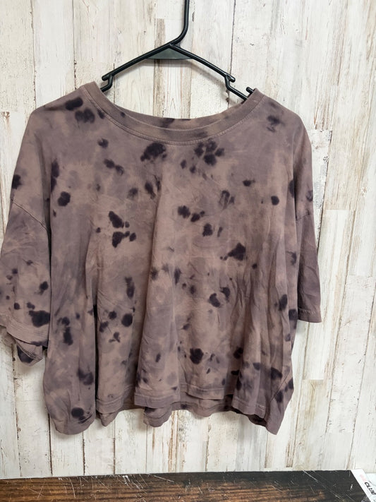 BROWN JOY LAB DYE TOP, LADIES L