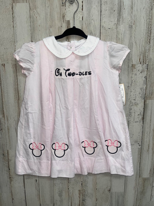 PINK THE PROPER PEONY OH TWO-DLES DRESS, GIRL 2T