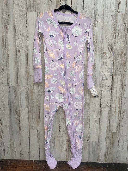 PURPLE LITTLE SLEEPIES SEASHELL SLEEPER, GIRL 2T
