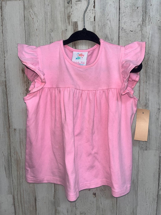 PINK STITCHY FISH TIER TEE, GIRL 2T