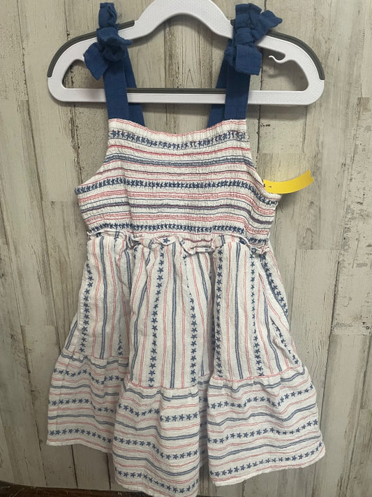 RED/WHITE/BLUE CAT & JACK MUSLIN STAR DRESS, GIRL 6
