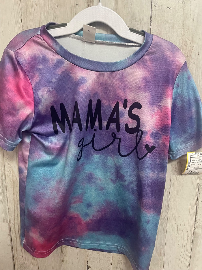 PURPLE SHEIN MAMAS GIRL DYE TEE, GIRL 6