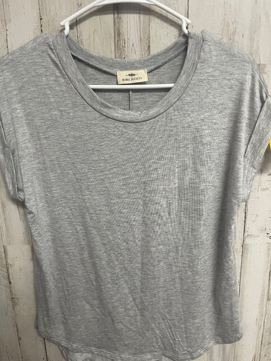 GREY REBEL SOCIETY CUFF SLEEVE TEE, LADIES XS
