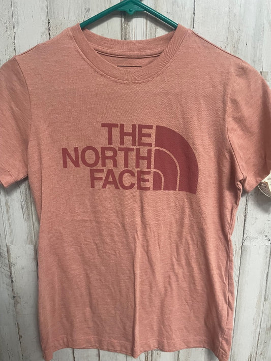 TAN THE NORTH FACE LOGO TEE, LADIES S
