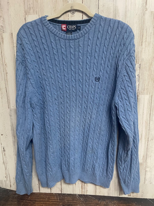 BLUE CHAPS CABLE KNIT SWEATER, LADIES L
