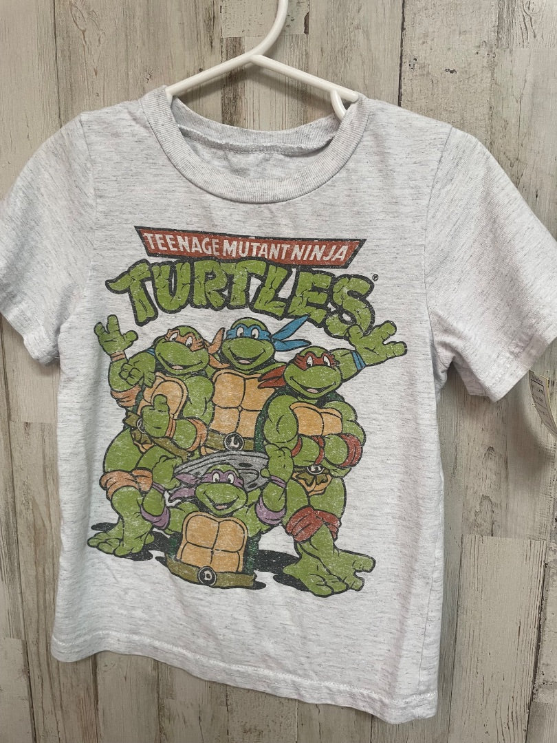 GREY TEENAGE MUTANT NINJA TURTLE CHARACTER TEE, BOY 3T