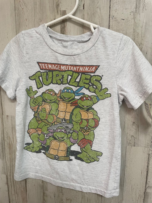 GREY TEENAGE MUTANT NINJA TURTLE CHARACTER TEE, BOY 3T