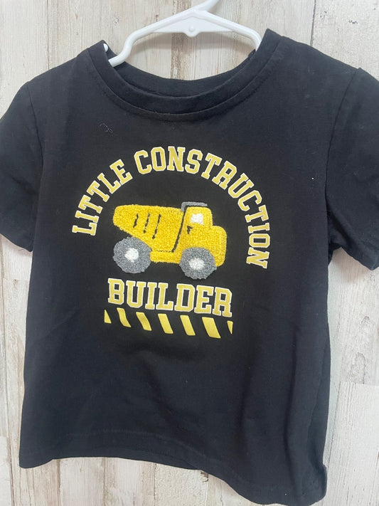 BLACK TUFF GUYS CONSTRUCTION BUILDER TEE, BOY 4T