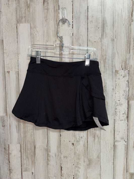 BLACK  RUFFLE SKIRT, GIRLS 6/7