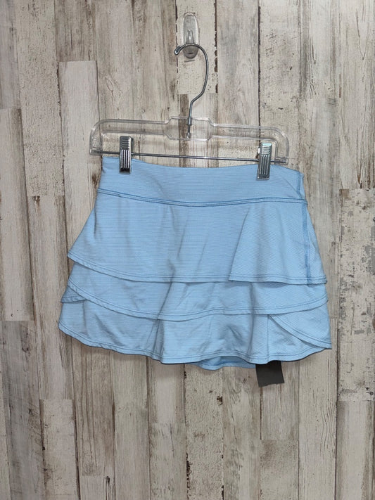 BLUE ATHLETA GIRL TIERED SKIRT, GIRLS 7