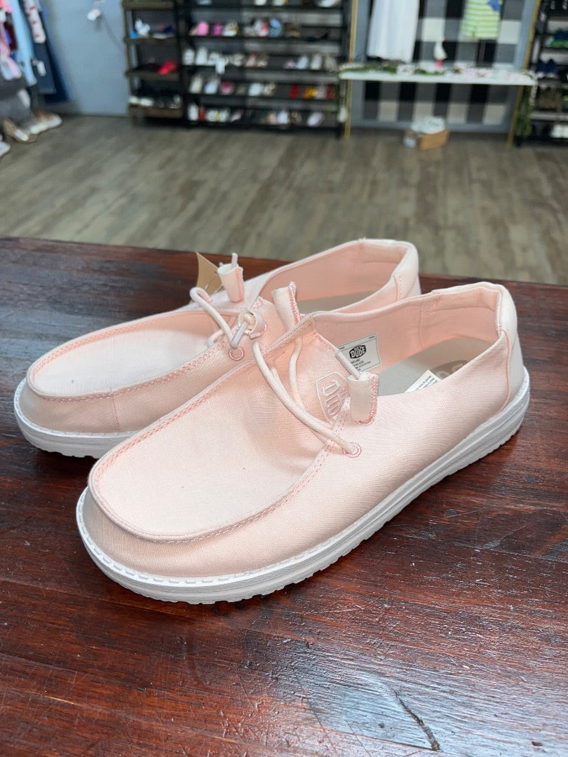 PINK HEY DUDE SLIP ON SHOES, SHOES A8
