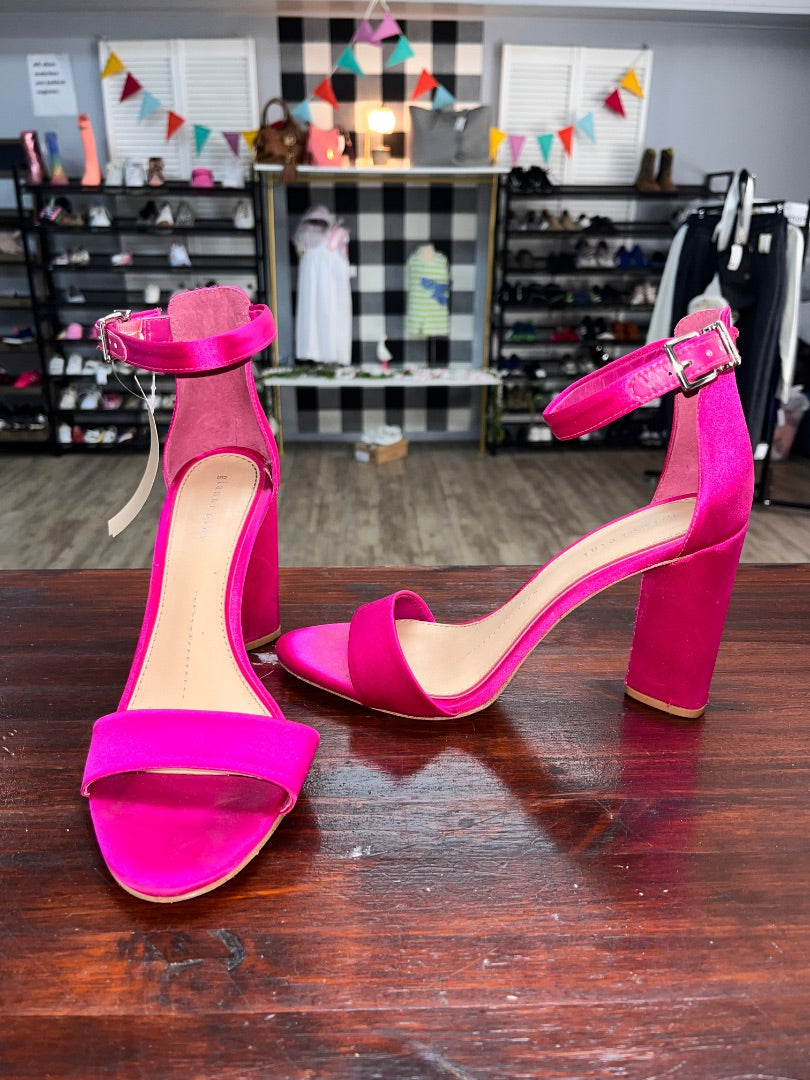 HOT PINK GIANNI BINI HEELS, SHOES A8.5