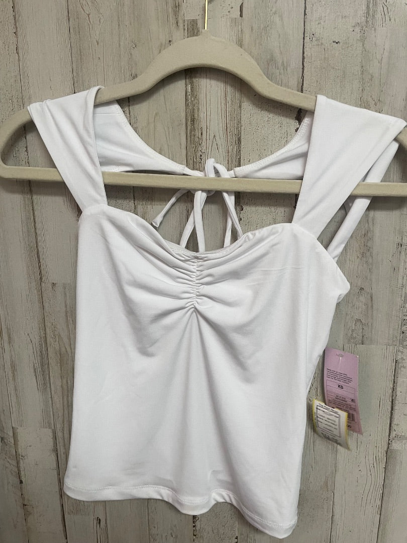 WHITE WILD FABLE NEW CINCH BUST TOP, LADIES XS
