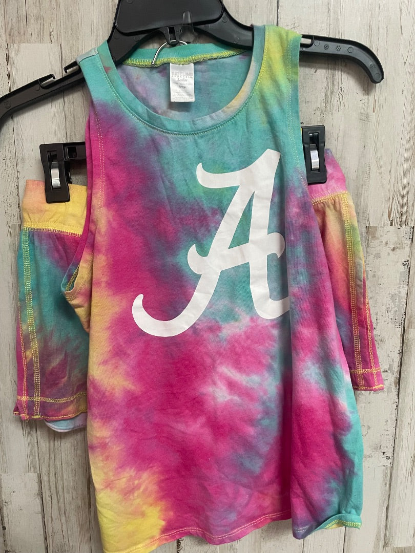 MUTLI SIDELINE BAMA TIE DYE 2PC LOUNGE SET, LADIES S