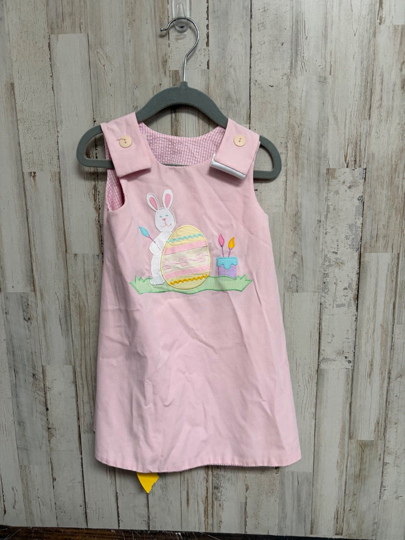 PINK MULBERRY ST REVERSIBLE DRESS, GIRLS 3T
