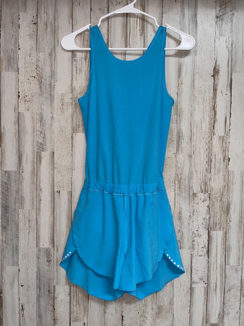 LIGHT BLUE LULULEMON OPEN BACK ROMPER, LADIES M