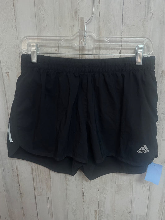 BLACK ADIDAS DRY FIT SHORTS, LADIES L