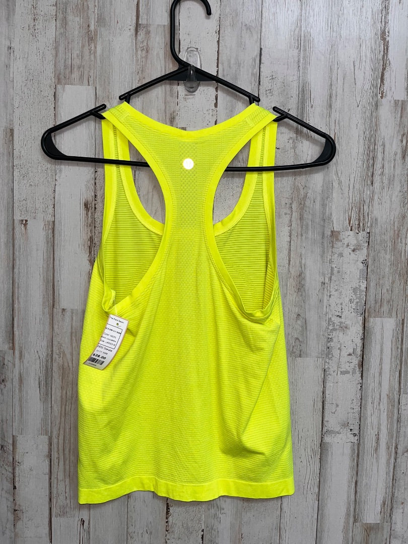 NEON LULULEMON SZ 6 DRY FIT TANK, LADIES M