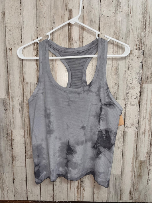GREY LULULEMON SZ 6 SMOKY DRY FIT TANK, LADIES M