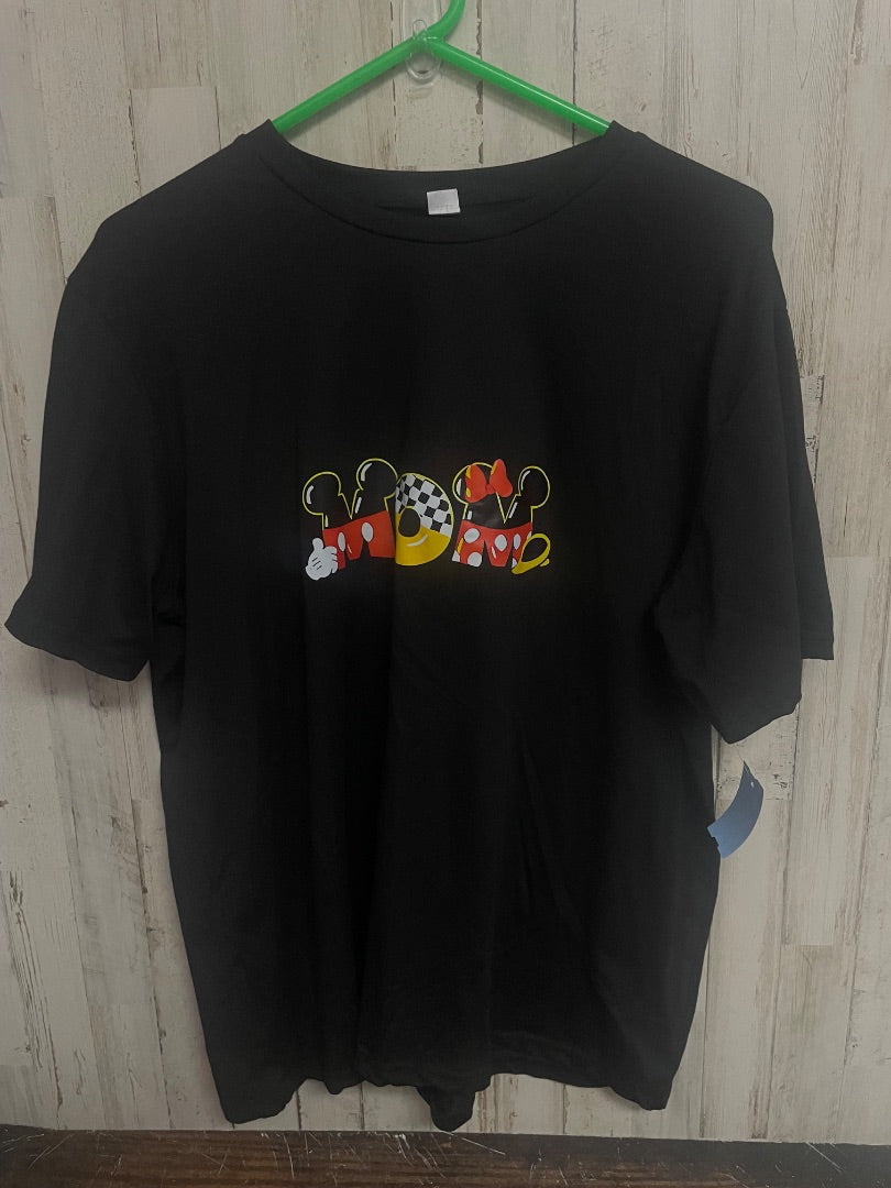 BLACK  MICKEY MOM TEE, LADIES XL