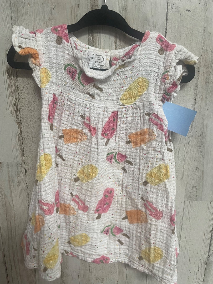 PINK MUDPIE POPSICLE MUSLIN DRESS, GIRL 9-12M