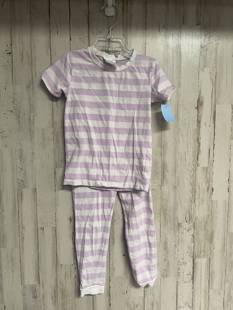 Purple BB blanks Striped 2pc pj set, Girl 5T