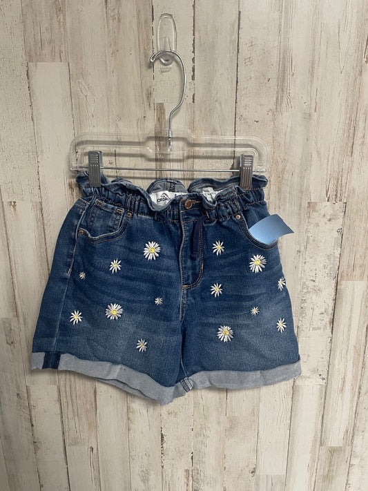 dark wash jordache denim daisy shorts, girl 8