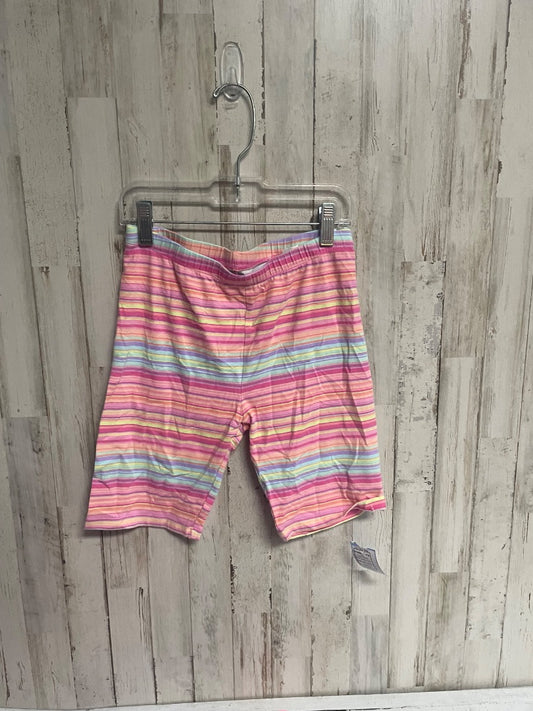 multi childrens place stripped shorts, girl 10/12