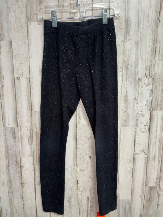 Black Wonder Nation Sparkly leggings, Girl 8