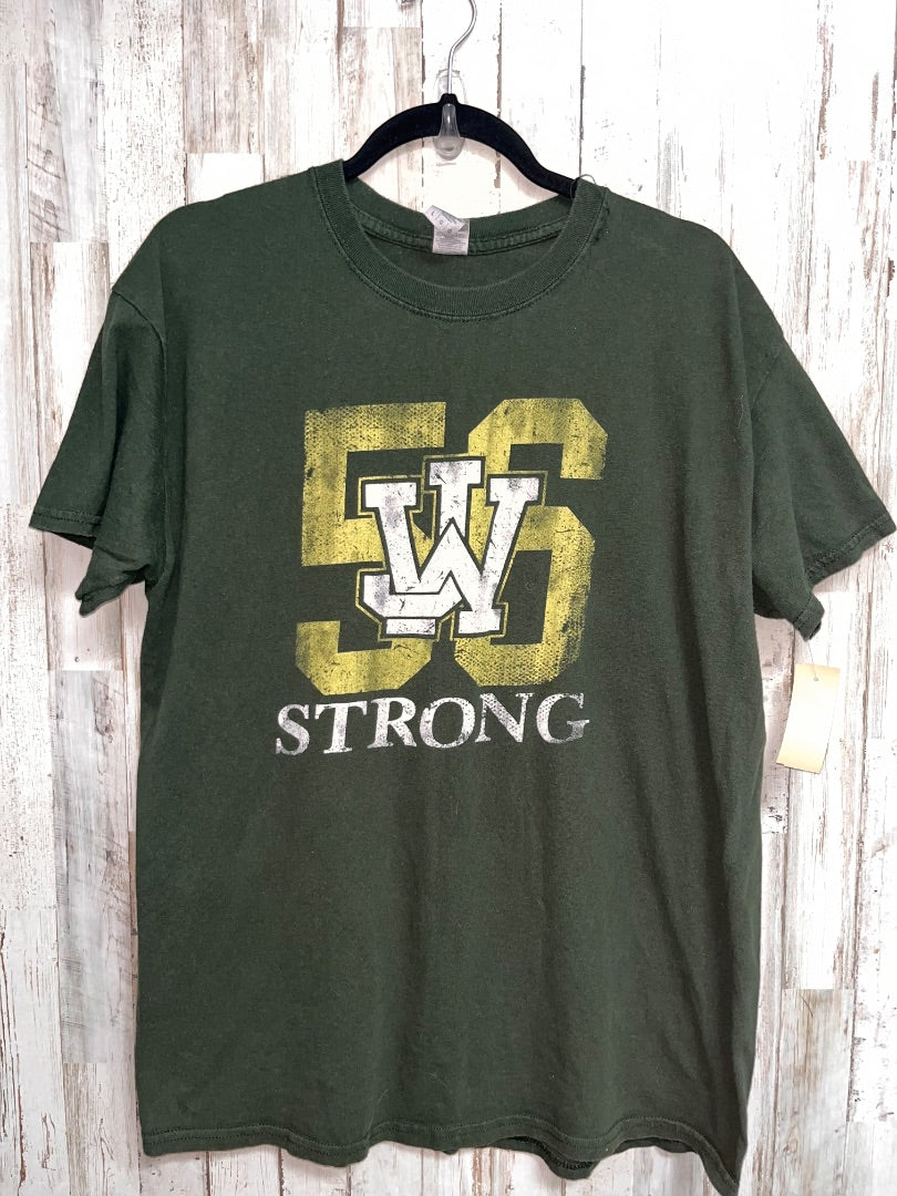 GREEN GILDAN WJ STRONG TEE, LADIES L