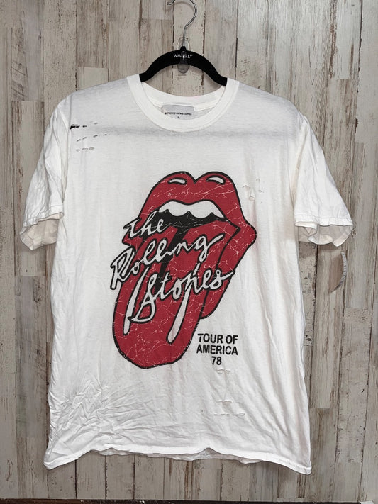 WHITE DISTRESSED VINTAGE CULTURE , LADIES L