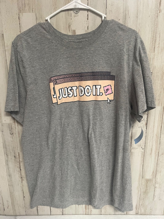 Grey Nike I just do it tee, Ladies M