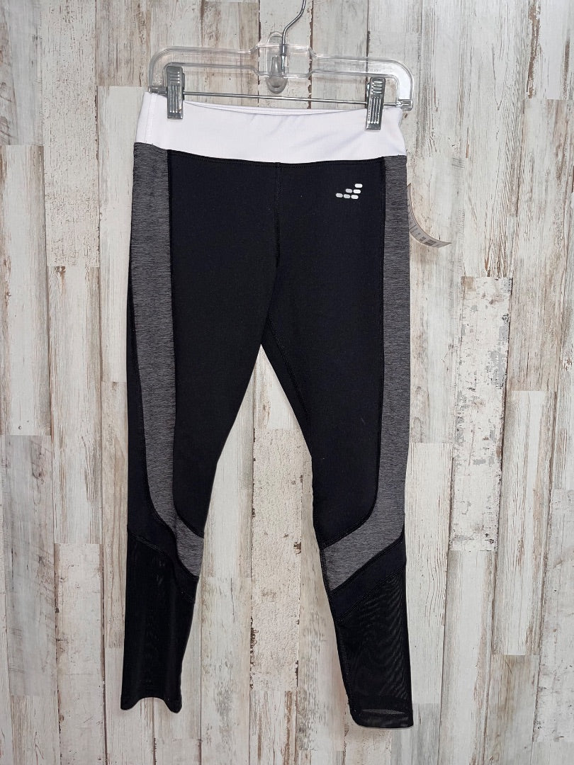 BLACK/GREY BCG DRY FIT LEGGINGS, GIRL 7