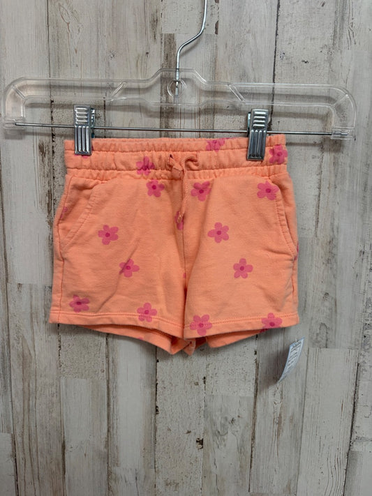 CORAL CAT & JACK FLOWER DRAWSTRING SHORTS, GIRL 3T