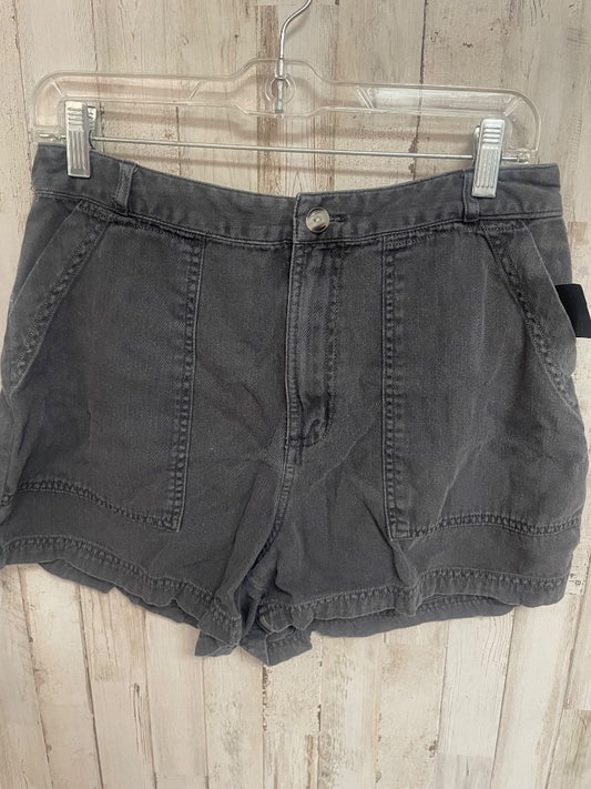 GREY  SZ 10 WASH DYE SHORTS, LADIES L