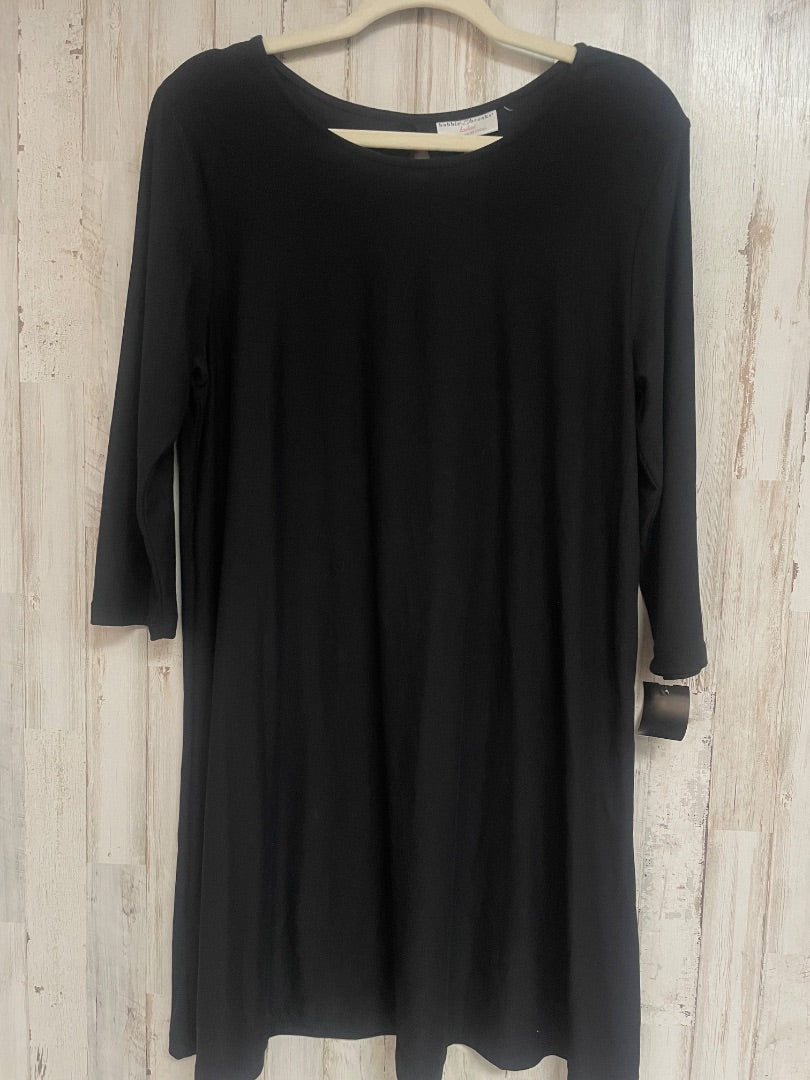 BLACK BOBBIE BROOKS SOFT COTTON DRESS, LADIES L