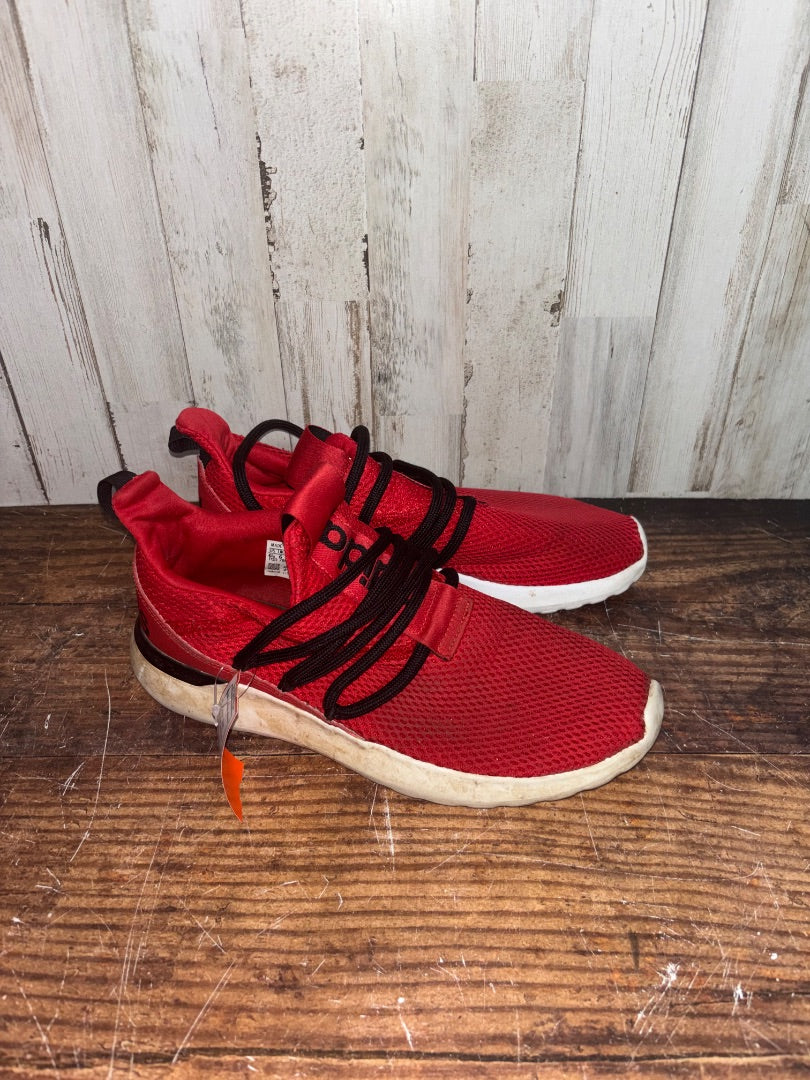 Red Adidas mesh tennis shoes, Shoes Y6.5