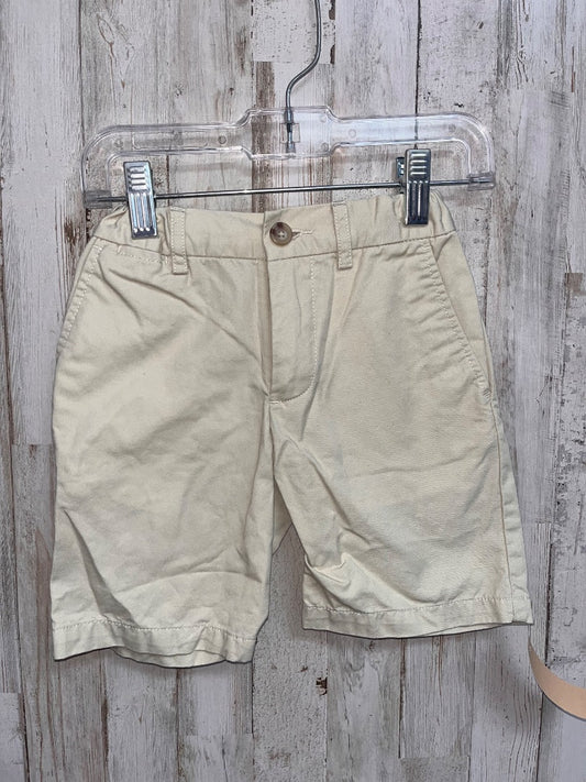 LIGHT TAN RALPH LAUREN KHAKI SHORTS, BOY 4T