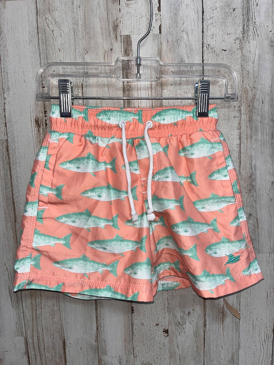 PEACH SOUTHBOUND FISH SWIM SHORTS, BOY 4