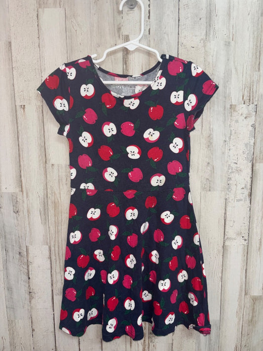 navy Childrens place apple dress, Girl 5/6
