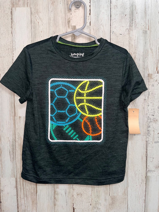 GREY JUMPING BEANS SPORTS BALL TEE, BOY 4