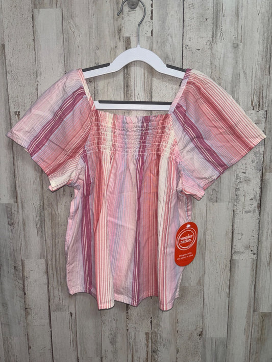 multi Wonder nation NEW striped babydoll top, Girl 7/8