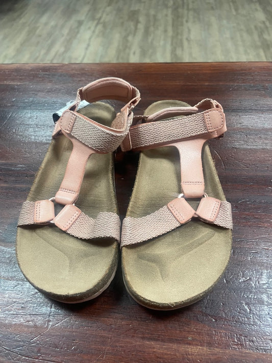 PEACH CAT & JACK VELCRO STRAP SANDALS, SHOES Y2